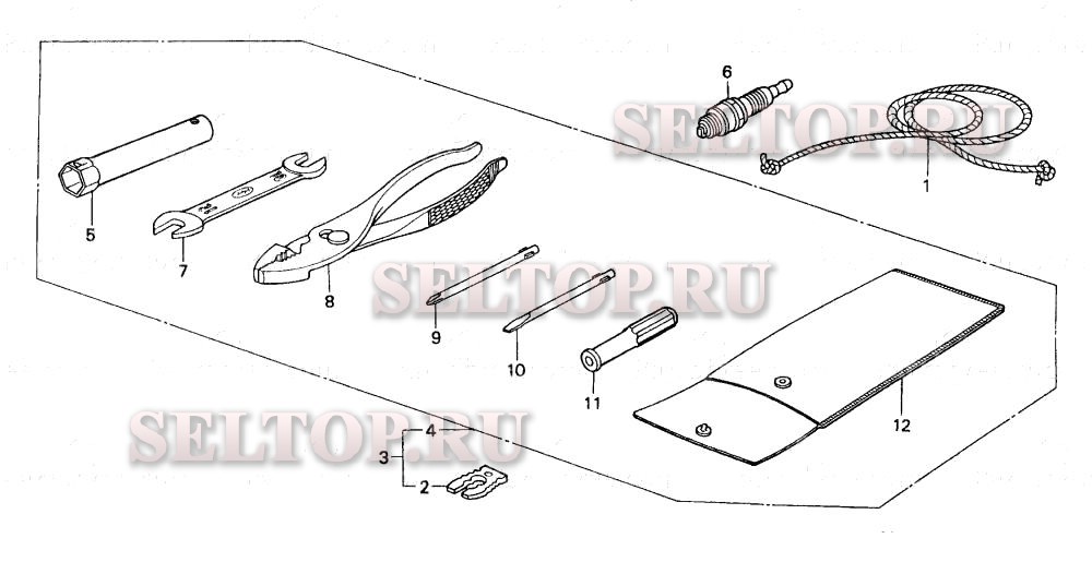 Инструмент для Honda BF2AM SAB