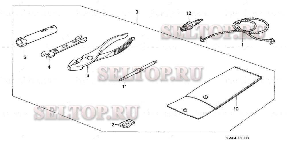 Инструмент для Honda BF2D1 LCHA