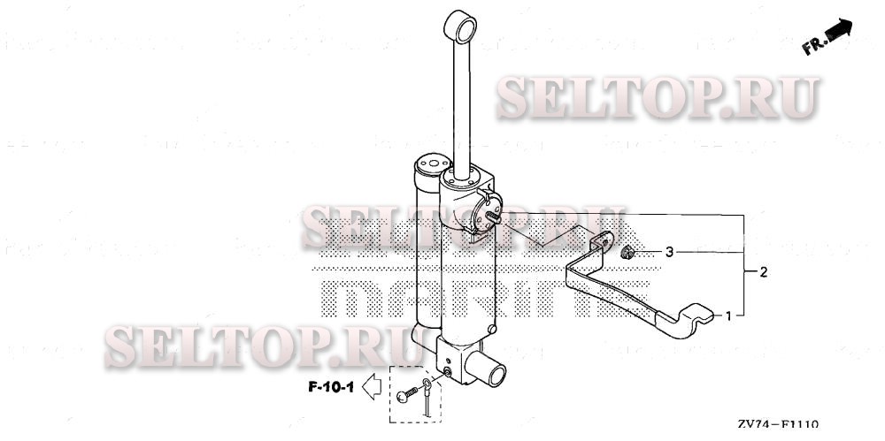 Амортизатор для Honda BF30D4 SHGA