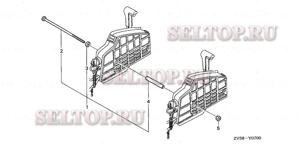 Комплект болтов для Honda BF40A2 XRTA