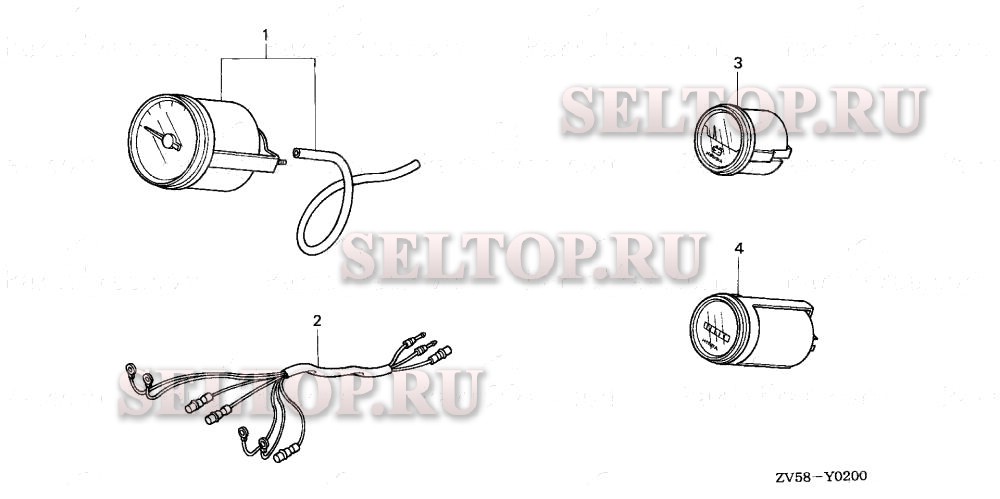 Спидометр для Honda BF40AY XRTA