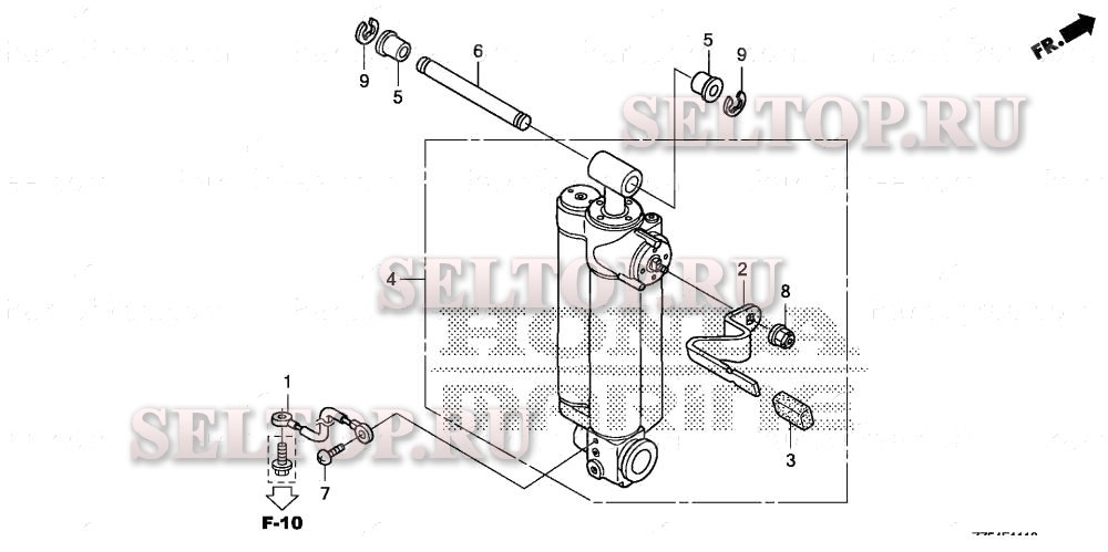 Демпфер для Honda BF40D LHA
