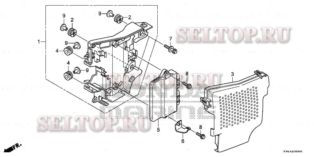 Электронный блок управления для Honda BF40DK2 LHA