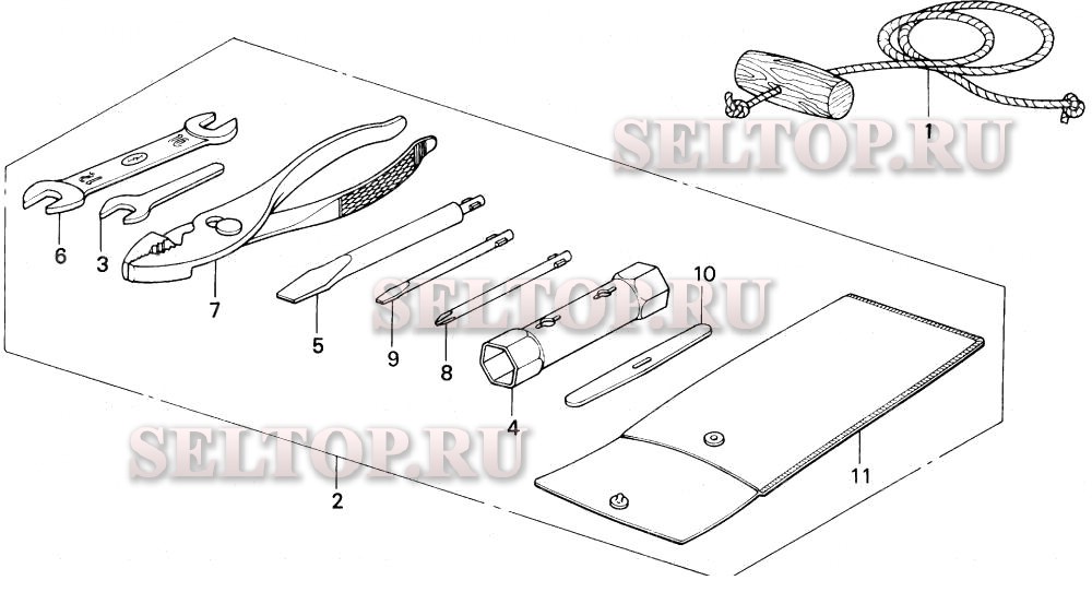Инструмент для Honda BF50AX LRTA