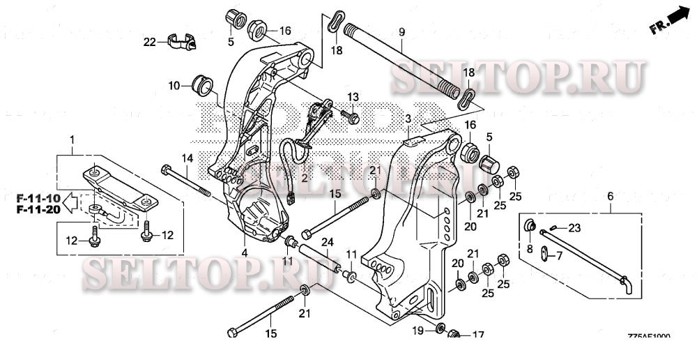 Honda bf50 схема