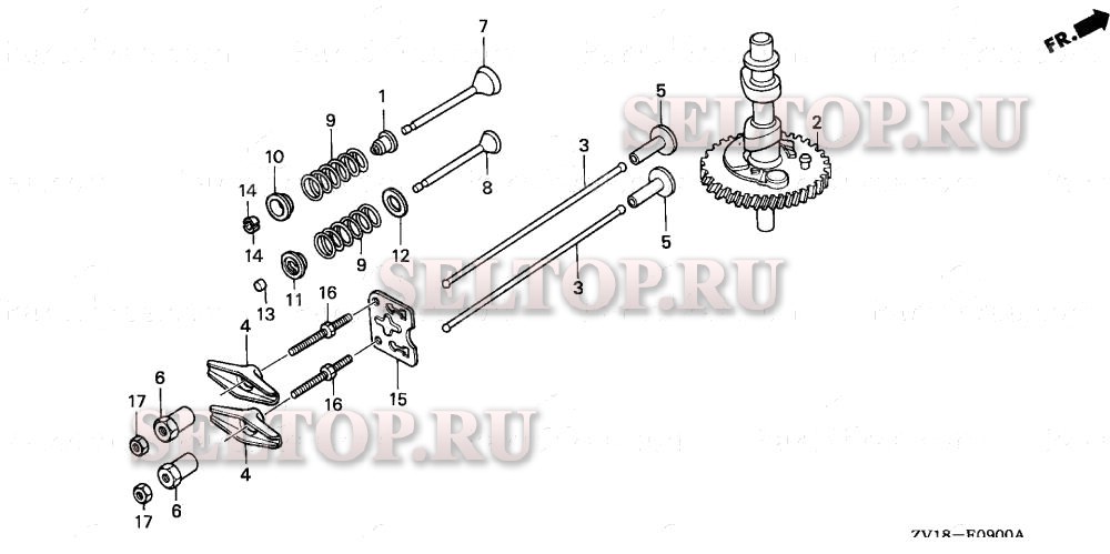 Распредвал для Honda BF5A4 LA
