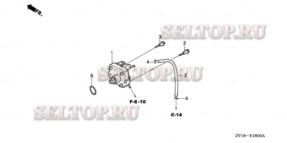 Топливный насос для Honda BF5A5 LA