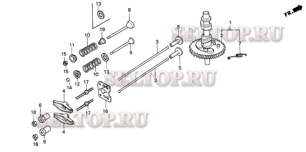 Распредвал для Honda BF5AK SA