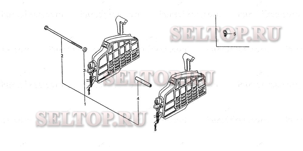 Комплект болтов для Honda BF75AX LRTA