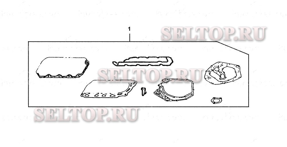 Комплект прокладок (шорт-блок и головка в сборе) для Honda BF75AX LRTA