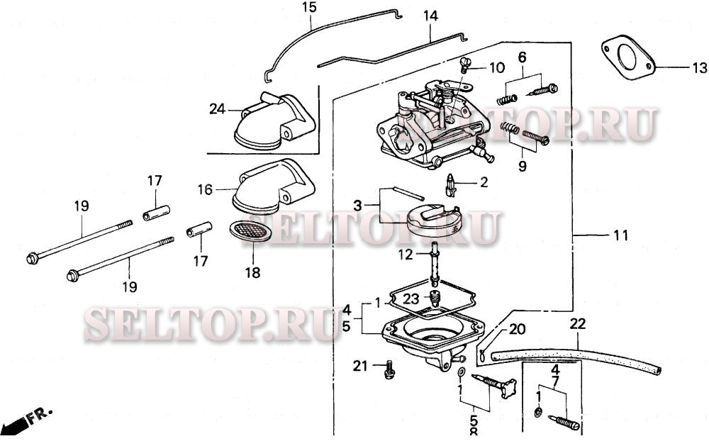 Карбюратор для Honda BF8AK LA