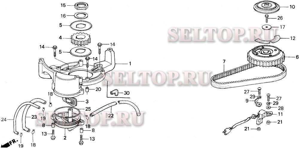 Шкив кулачка для Honda BF8AM SA