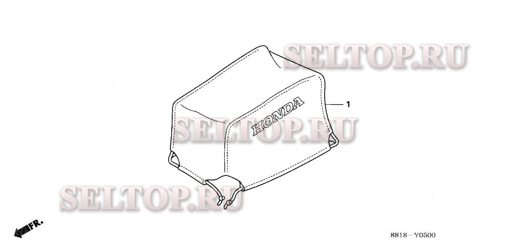 Крышка корпуса для Honda BF8AX XA