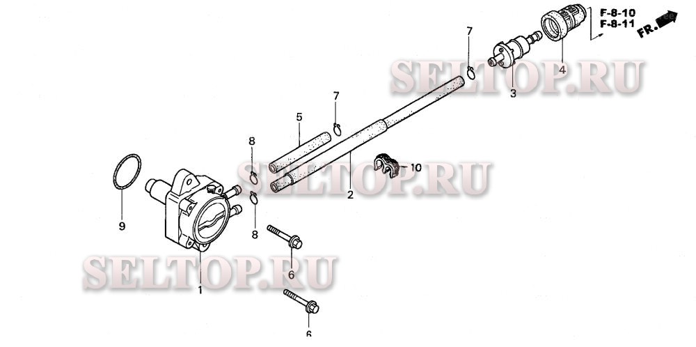 Топливный насос для Honda BF8D2 LHSA