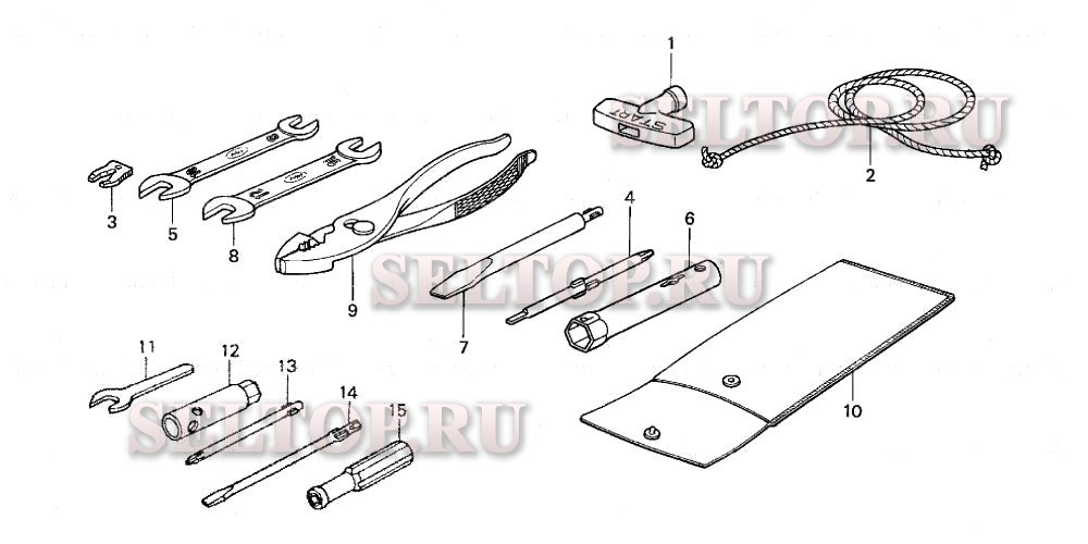 Инструмент для Honda BF8D2 SHSA