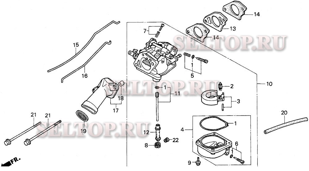 Карбюратор для Honda BF9.9AH SA
