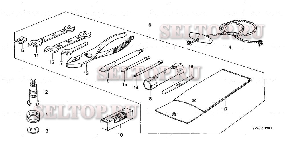 Инструмент для Honda BF9.9AX SA