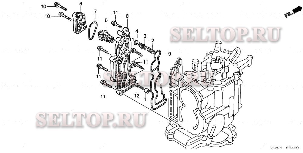 Термостат для Honda BF9.9D1 SHSA