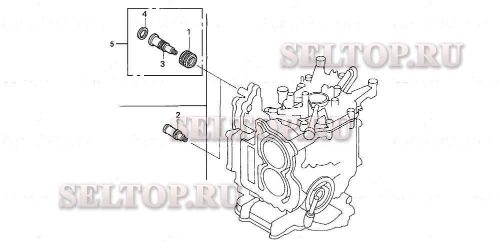 Патрубок шланга для Honda BF9.9D1 SHSA