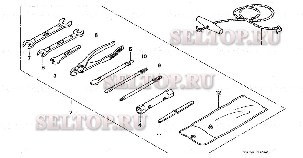 Инструмент для Honda BF90A2 JRTA