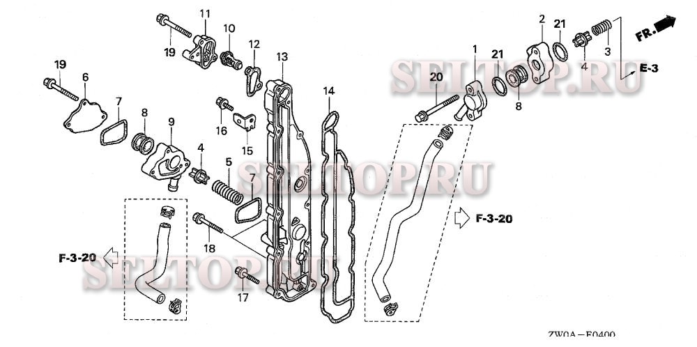 Термостат для Honda BF90A5 JHTA