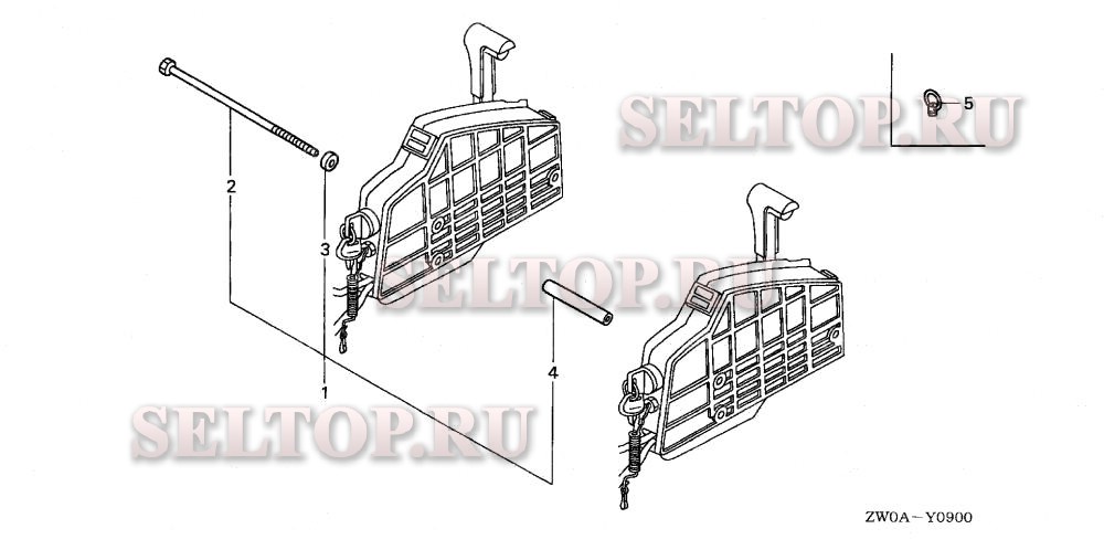Комплект болтов для Honda BF90A5 XRTA