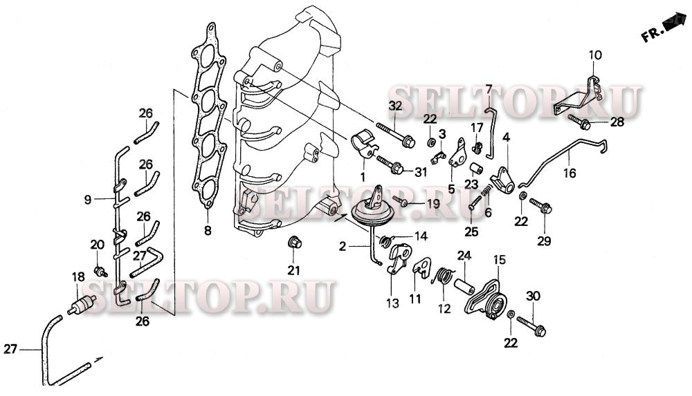 Кулачок дроссельной заслонки для Honda BF90AY JHTA