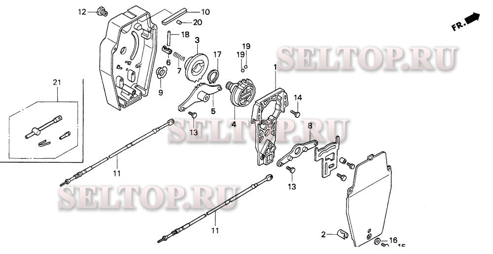 Внутренний корпус для Honda BF90AY JRTA