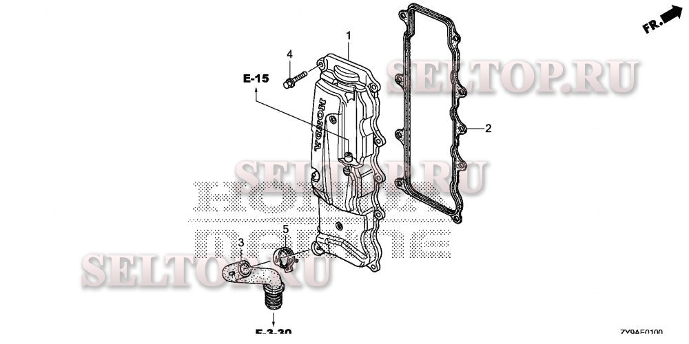 Крышка головки цилиндра для Honda BF90DK4 LRTA