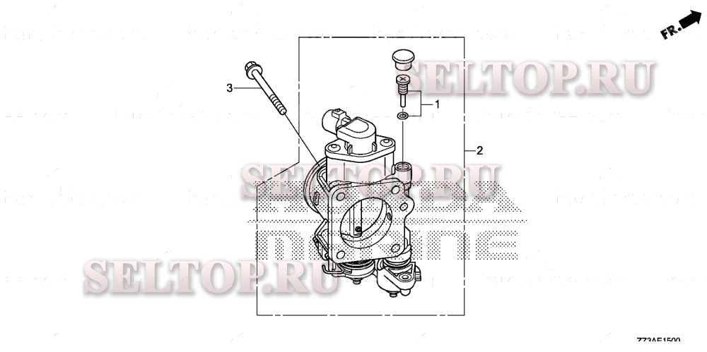 Корпус дросселя для Honda BFP60AK1 LRTA