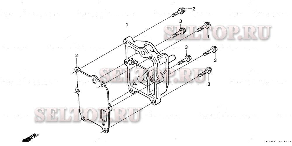 Крышка выпускного коллектора для Honda BFP8D1 LRA