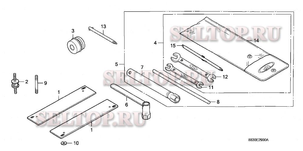 Инструмент для Honda G200 QAF