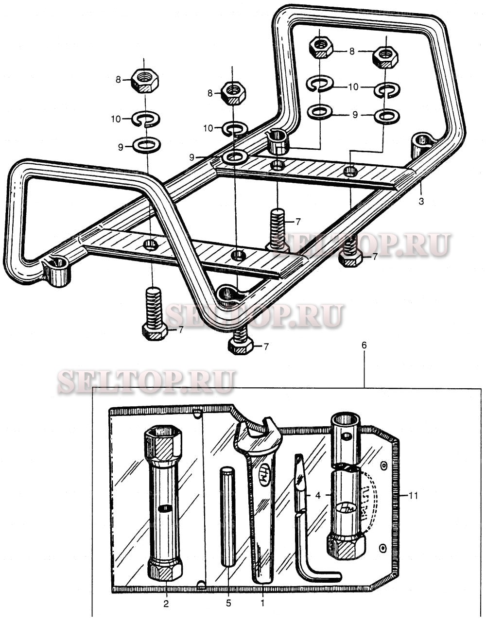 Инструмент, рама двигателя для Honda G30 A