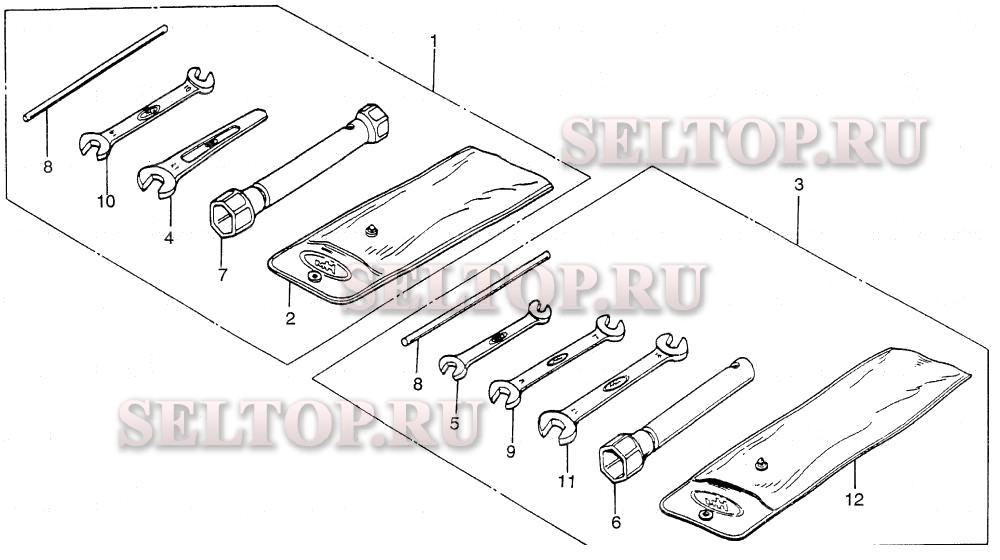 Инструмент для Honda G65K2 RD1