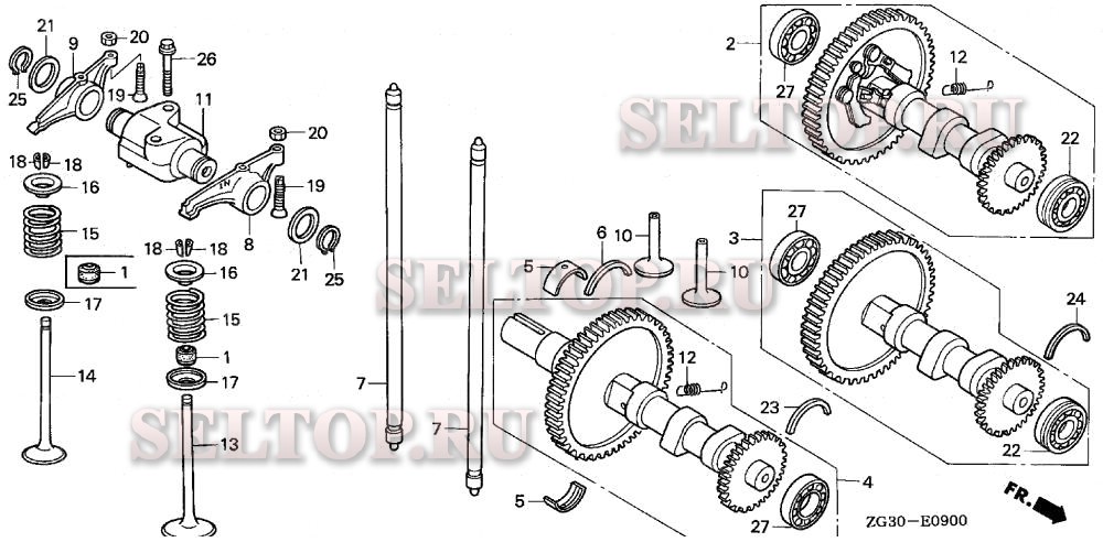 Распредвал для Honda GD410 VAA