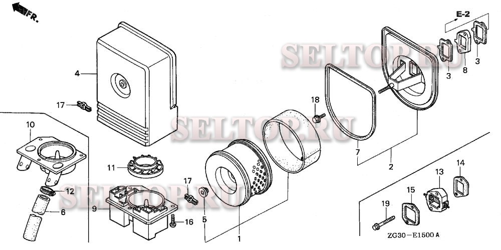 Воздушный фильтр для Honda GD410 VAAE