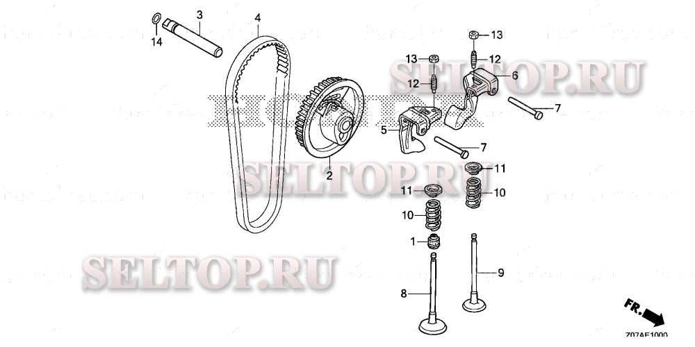 Шкив распредвала для Honda EB2000I A
