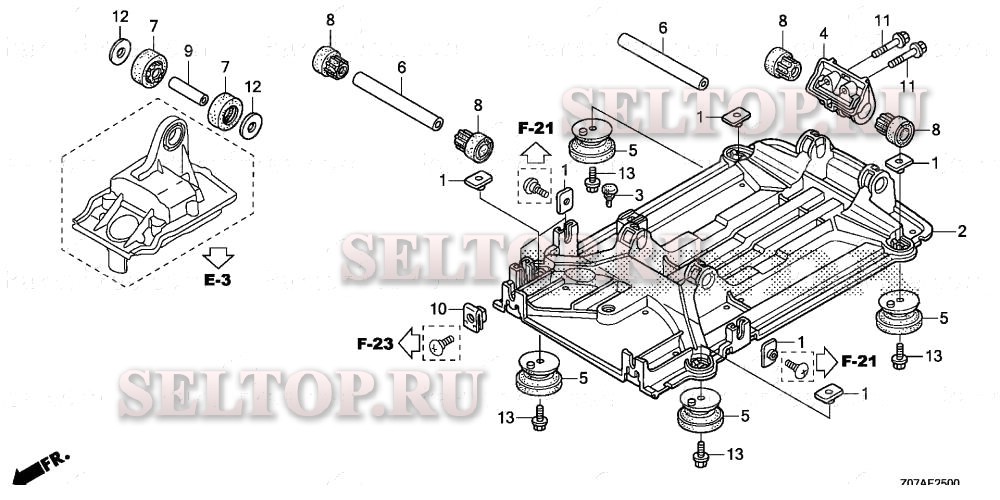 Защита двигателя для Honda EB2000I A