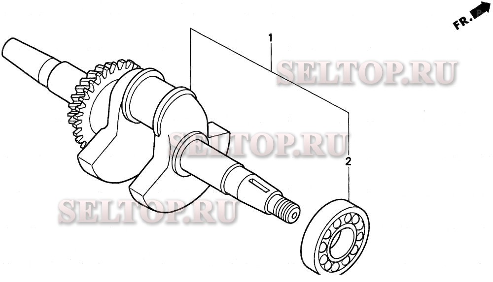 Коленвал для Honda EB3500X A