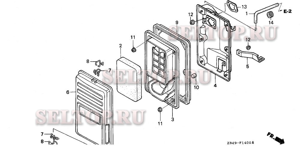 Eb/em воздушный фильтр для Honda EB3500XK1 AG/C
