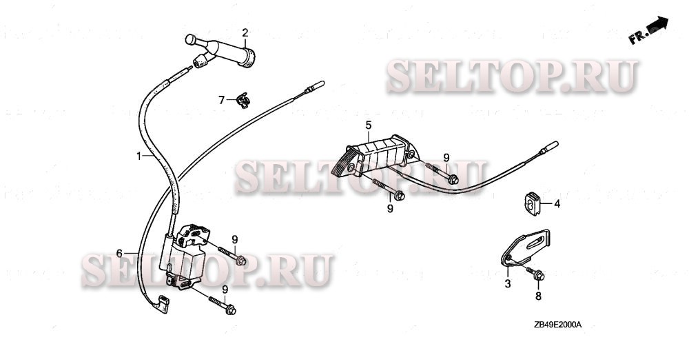 Катушка зажигания для Honda EB3500XK1 AG/C
