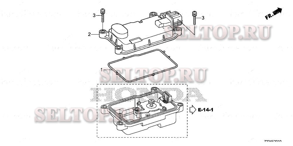 Электронный блок управления для Honda EB4000X AT