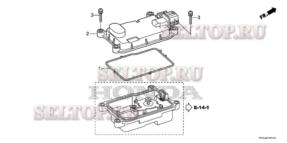 Электронный блок управления для Honda EB4000X AT1