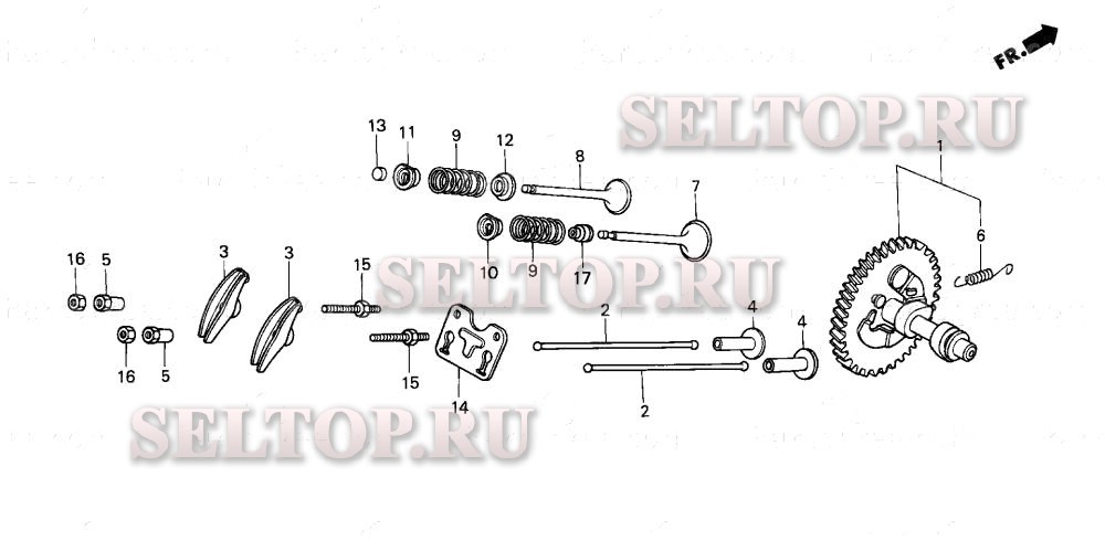 Распредвал для Honda EB5000XK1 AG/C
