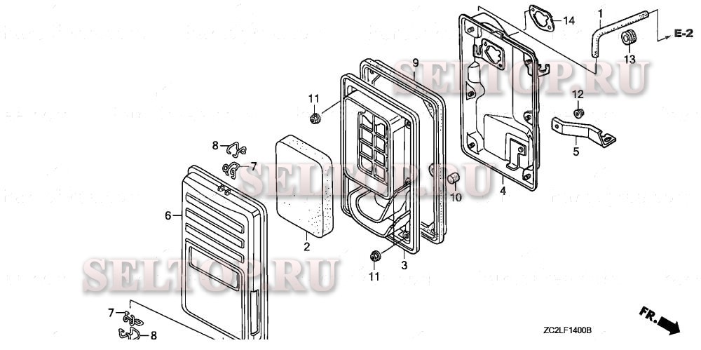 Em/eb воздушный фильтр для Honda EB5000XK1 AG/C
