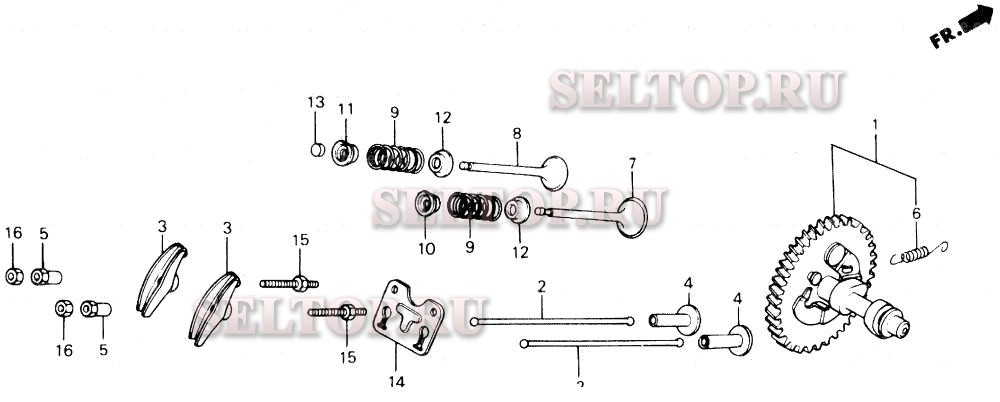 Распредвал для Honda EB6500SX A/A