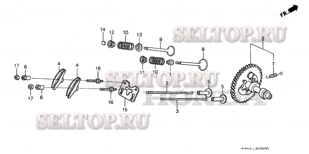 Распредвал для Honda EB6500X AC