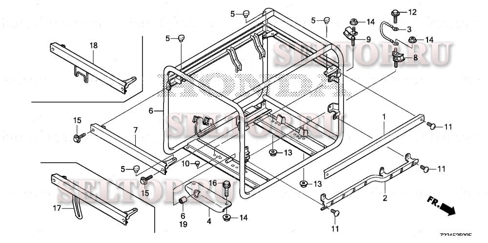 Рама для Honda EB6500X AH