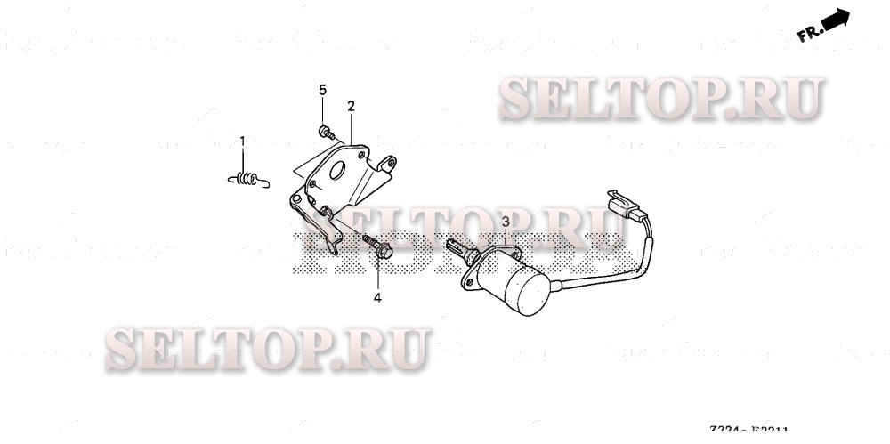 Автоматический дроссель (eb5000xk2, eb6500x) для Honda EB6500X AN