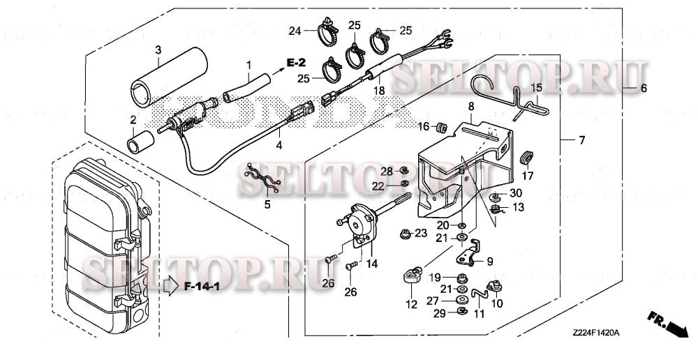 Подогреватель сапуна для Honda EB6500X AN